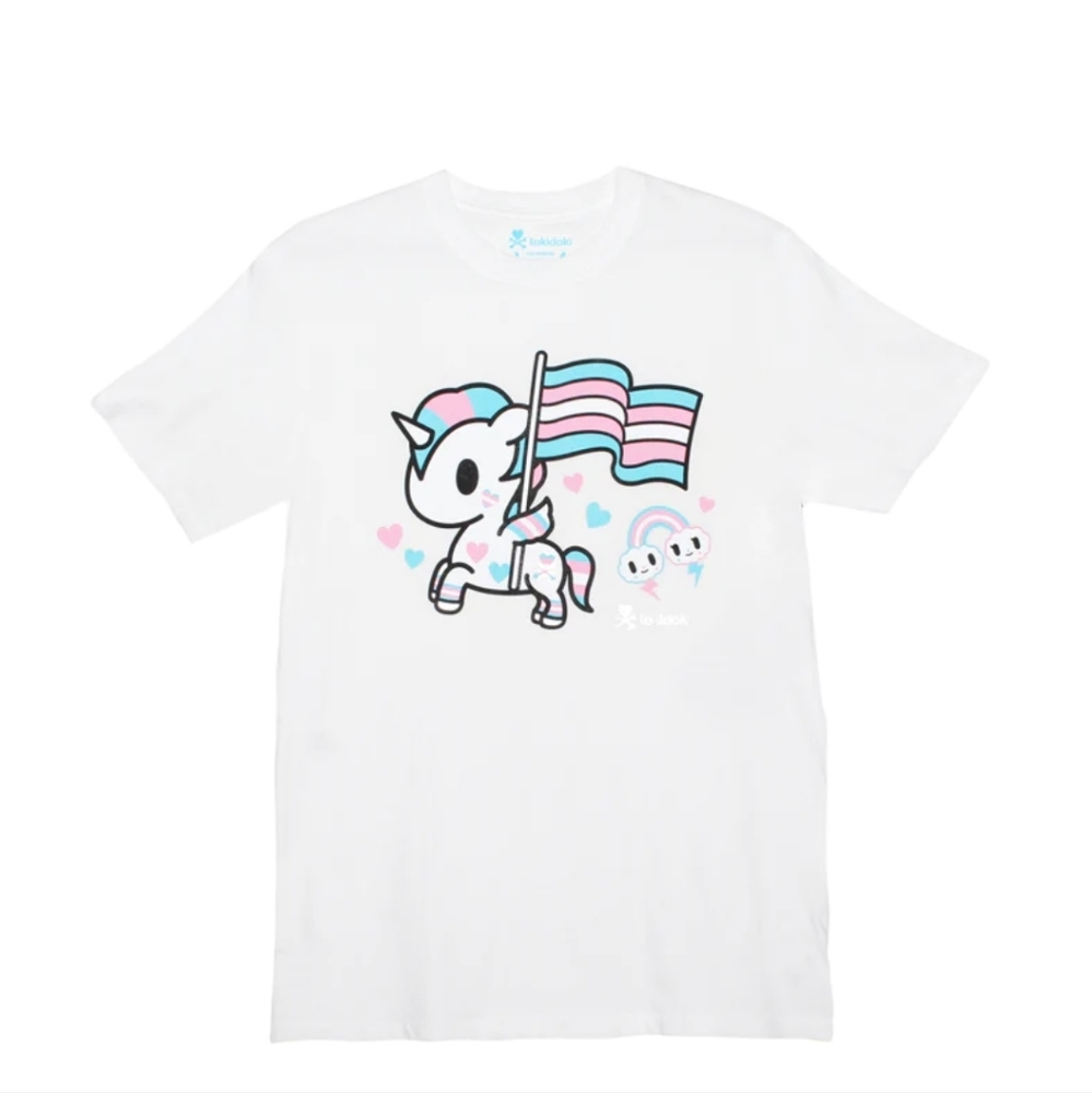 Tokidoki Shirt Marsha GraphicTrans Pride Tee New Sz Large Unisex - Picture 2 of 3